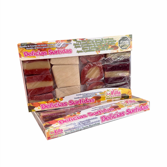 Bocadillos de Guayaba, Mora, Piña, Manjar Blanco: Delicias Surtidas x 12und x 200gr