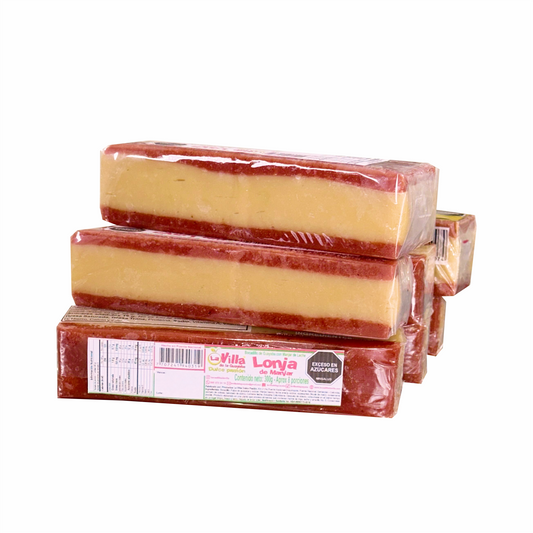 Lonja de Manjar: Manjar Blanco con Bocadillo de Guayaba x 300gr
