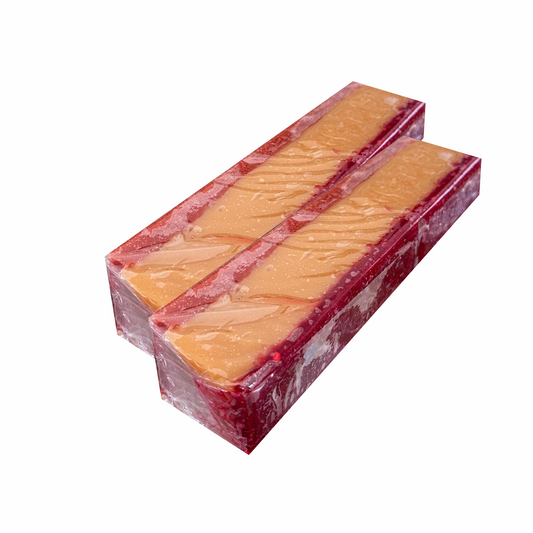 Lonja Tricolor x 300 gr: Guayaba, Manjar Blanco y Mora
