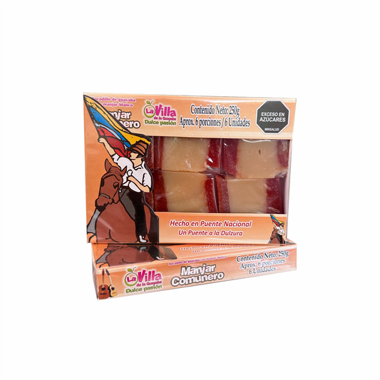 Manjar Comunero: Bocadillo de Guayaba con Manjar Blanco x6und x 250gr