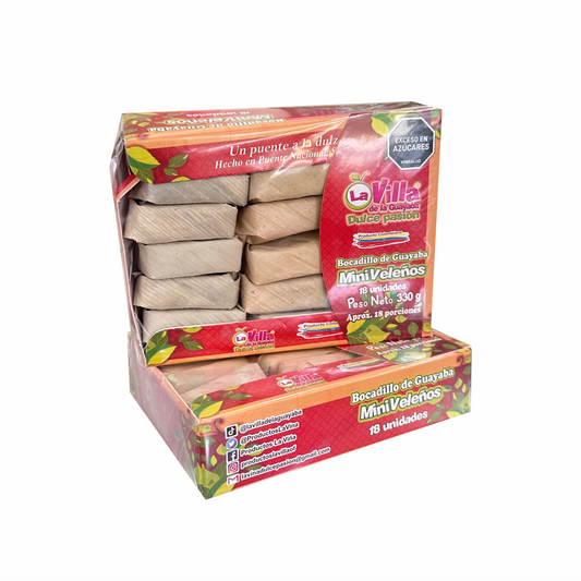 Bocadillo de Guayaba: Mini Veleño x 18und x 330gr