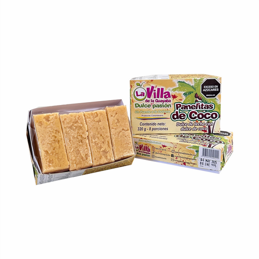 Panelita de Coco y Leche x 8und x 320gr