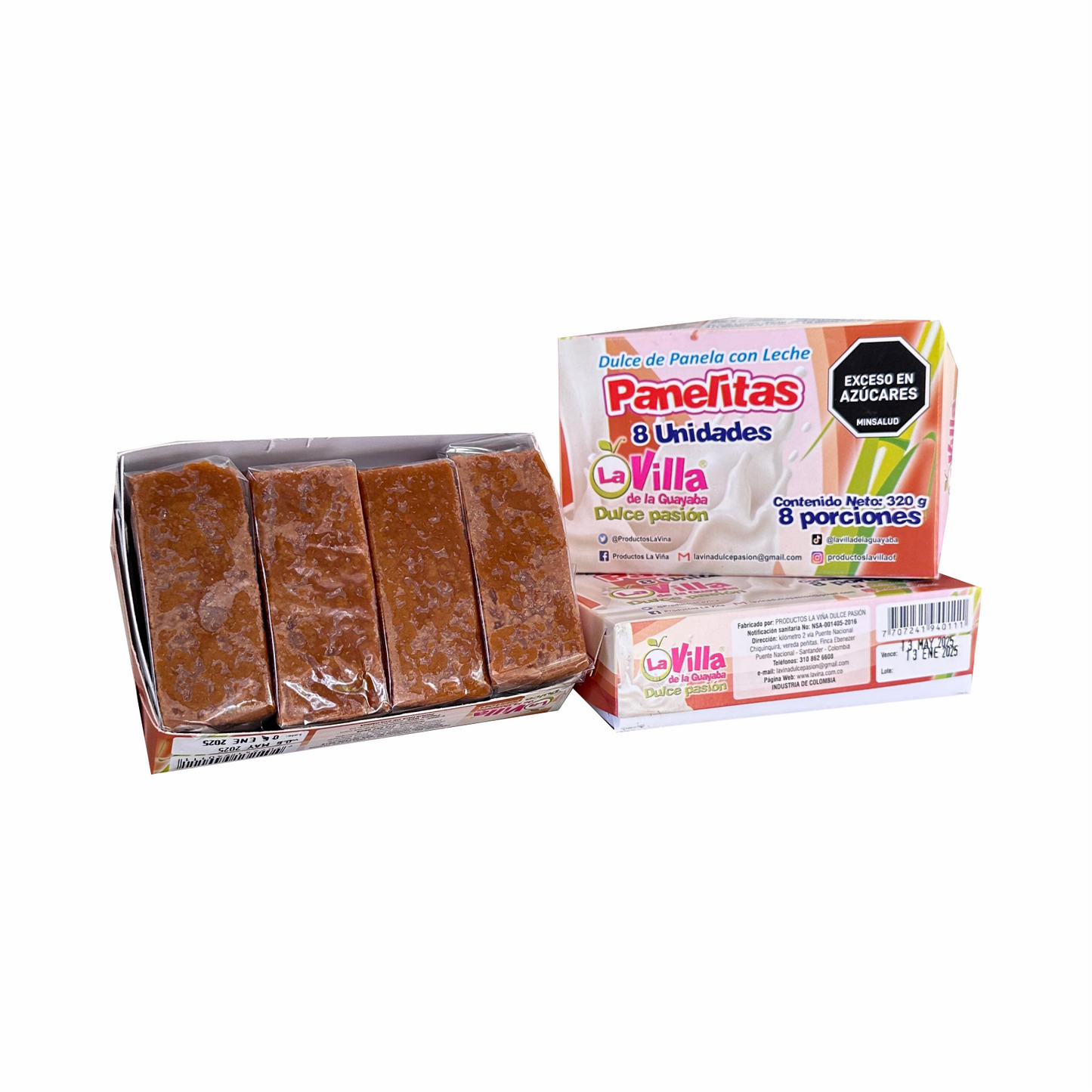 Panelita de Leche x 8und x 320gr