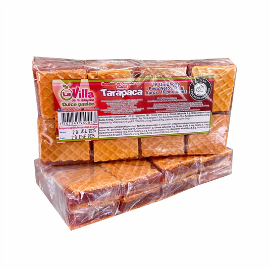 Galleta con Bocadillo de Guayaba: Tarapacá x 16 und x 330gr